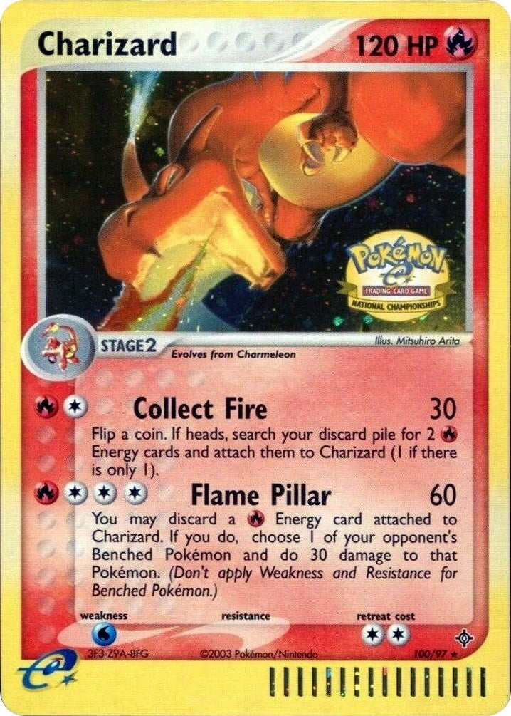 Charizard (100/097) (National Championships) [League & Championship Cards] | Enigma On Main