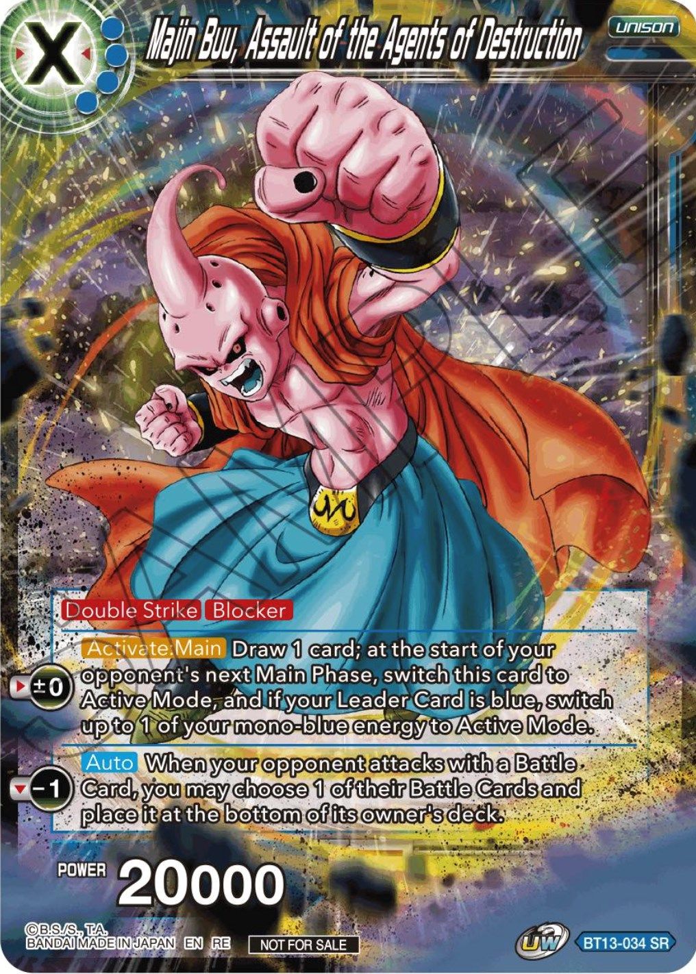 Majin Buu, Assault of the Agents of Destruction (Championship Selection Pack 2023 Vol.1) (BT13-034) [Tournament Promotion Cards] | Enigma On Main