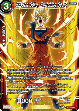 SS Son Goku, Switching Gears (P-295) [Tournament Promotion Cards] | Enigma On Main