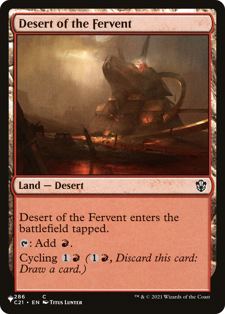 Desert of the Fervent [The List Reprints] | Enigma On Main