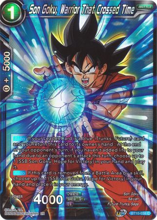 Son Goku, Warrior That Crossed Time (BT10-038) [Rise of the Unison Warrior 2nd Edition] | Enigma On Main