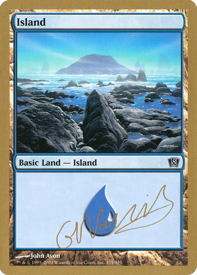 Island (gn335) (Gabriel Nassif) [World Championship Decks 2004] | Enigma On Main