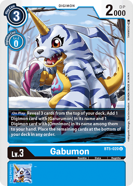 Gabumon [BT5-020] [Battle of Omni] | Enigma On Main