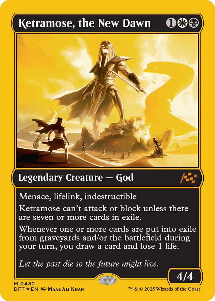 Ketramose, the New Dawn (First-Place Foil) [Aetherdrift] | Enigma On Main