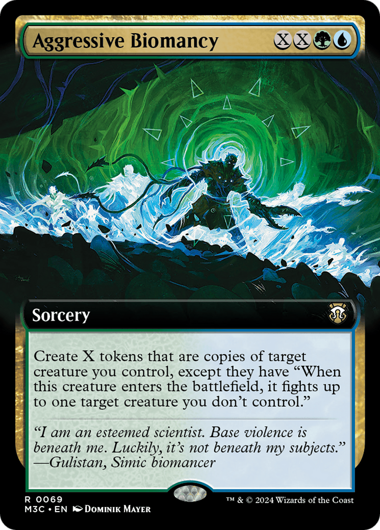 Aggressive Biomancy (Extended Art) [Modern Horizons 3 Commander] | Enigma On Main