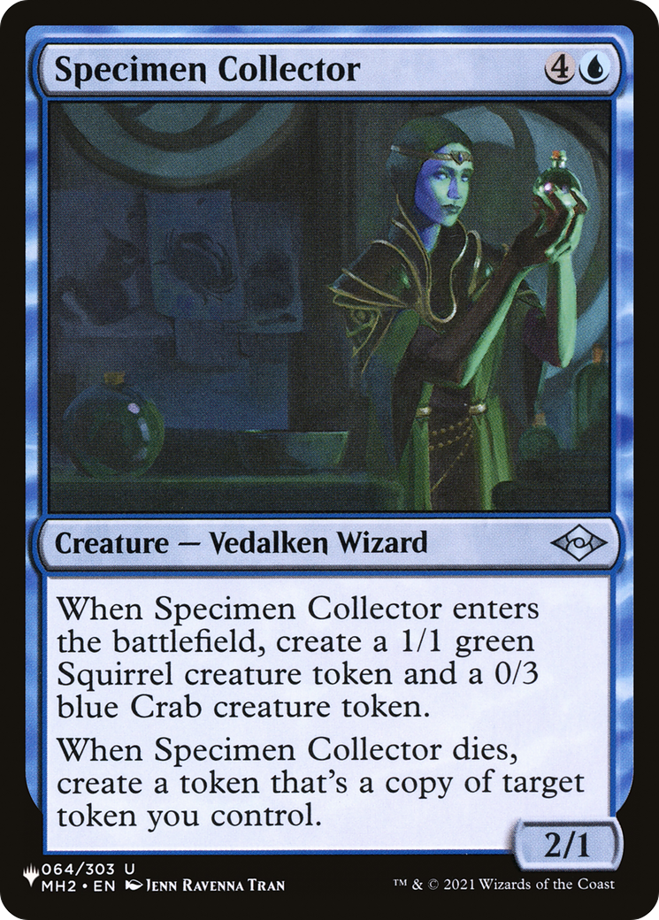 Specimen Collector [The List Reprints] | Enigma On Main