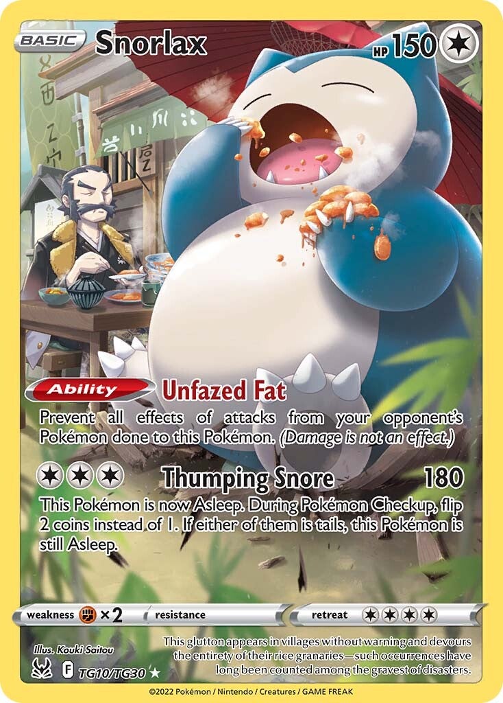 Snorlax (TG10/TG30) [Sword & Shield: Lost Origin] | Enigma On Main