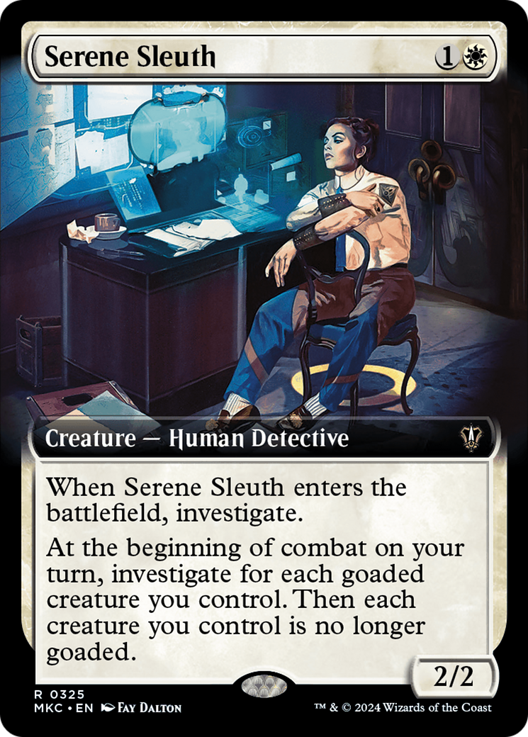 Serene Sleuth (Extended Art) [Murders at Karlov Manor Commander] | Enigma On Main