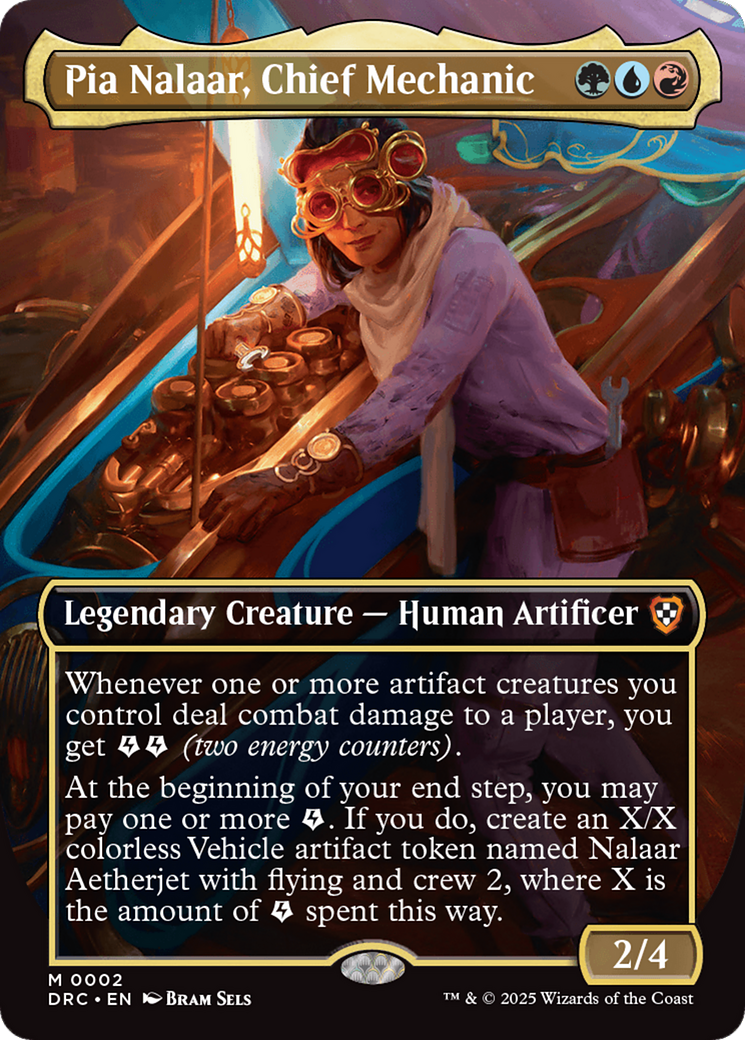 Pia Nalaar, Chief Mechanic (Borderless) [Aetherdrift Commander] | Enigma On Main