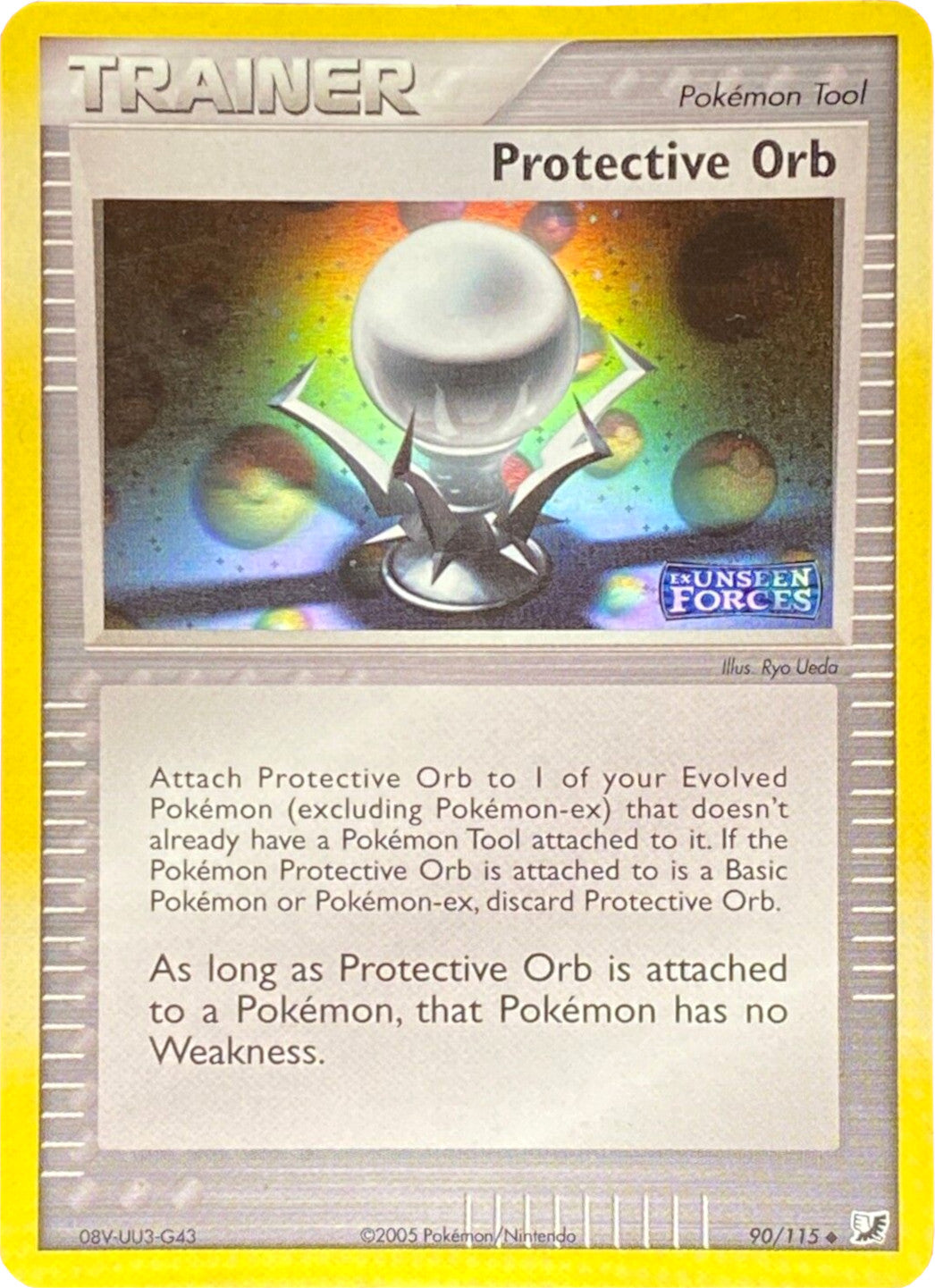 Protective Orb (90/115) (Stamped) [EX: Unseen Forces] | Enigma On Main