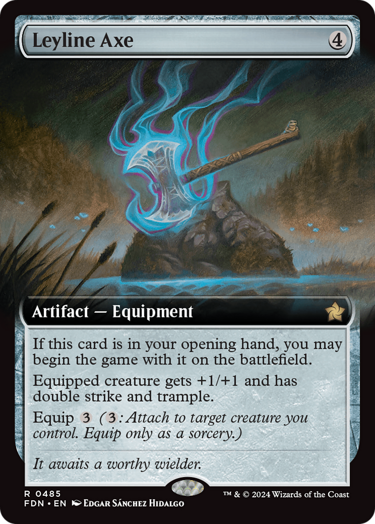 Leyline Axe (Extended Art) [Foundations] | Enigma On Main