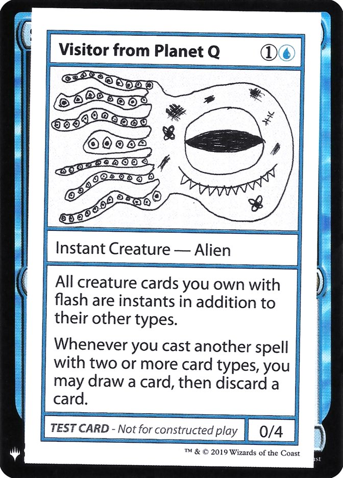 Visitor from Planet Q [Mystery Booster Playtest Cards] | Enigma On Main