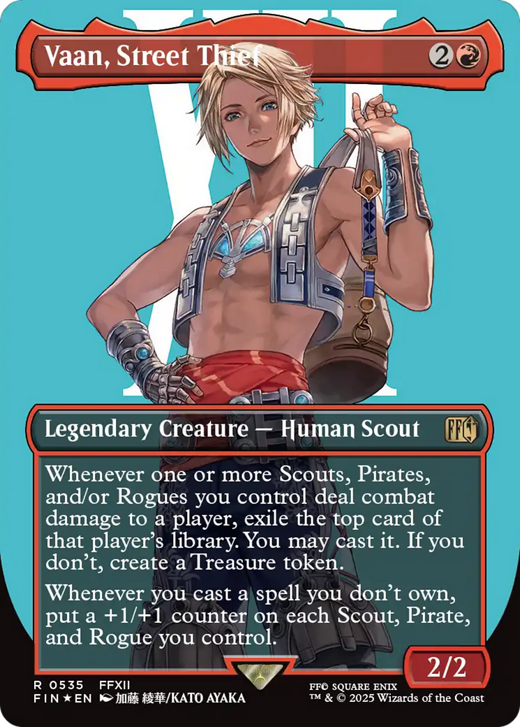 Vaan, Street Thief (Borderless) (Surge Foil) [FINAL FANTASY] | Enigma On Main