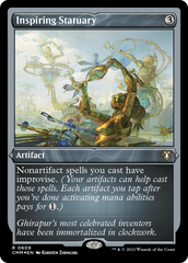 Inspiring Statuary (Foil Etched) [Commander Masters] | Enigma On Main