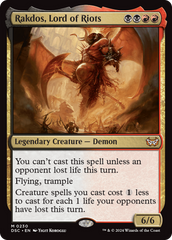 Rakdos, Lord of Riots [Duskmourn: House of Horror Commander] | Enigma On Main