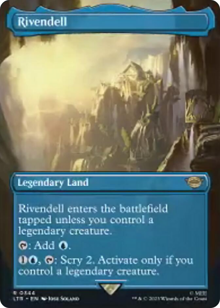 Rivendell (Borderless Alternate Art) [The Lord of the Rings: Tales of Middle-Earth] | Enigma On Main