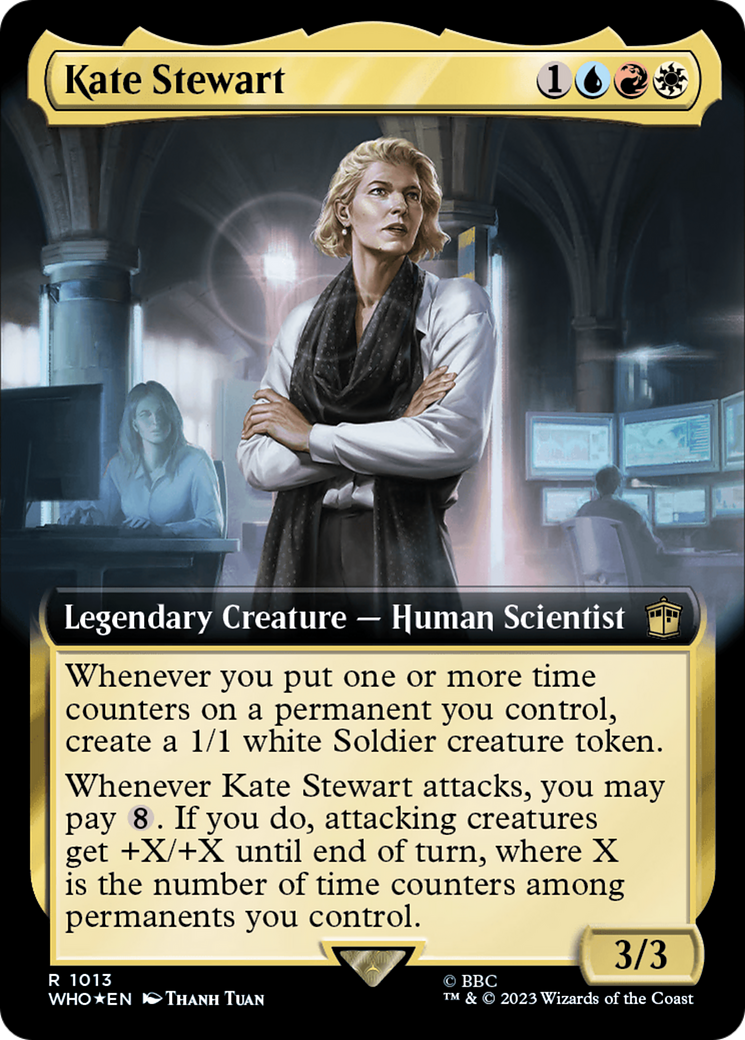 Kate Stewart (Extended Art) (Surge Foil) [Doctor Who] | Enigma On Main