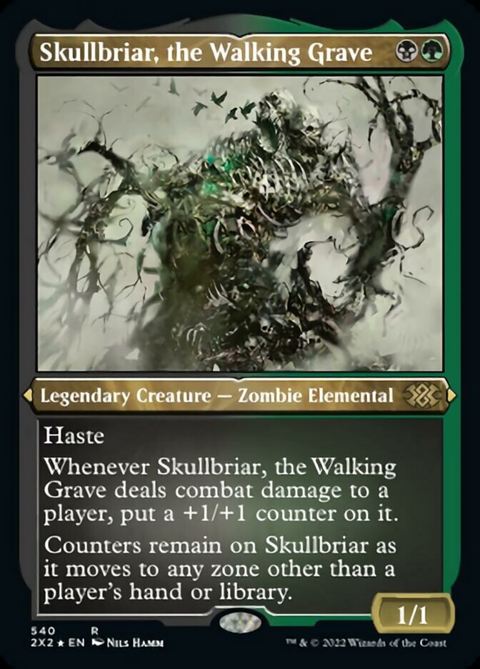 Skullbriar, the Walking Grave (Foil Etched) [Double Masters 2022] | Enigma On Main