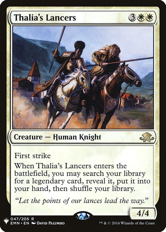 Thalia's Lancers [The List] | Enigma On Main