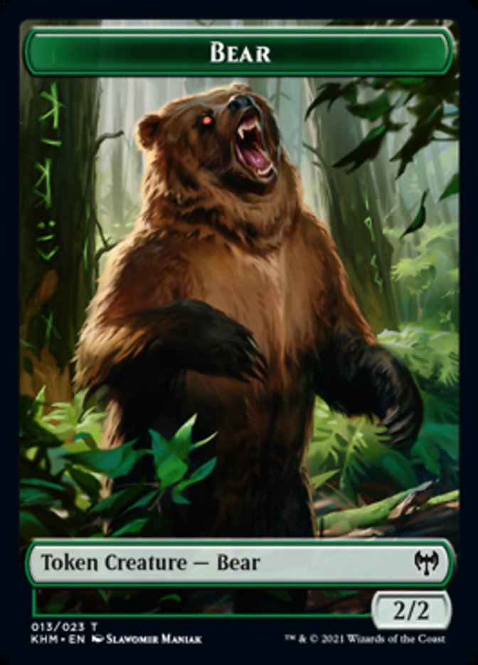 Bear Token [Kaldheim Tokens] | Enigma On Main