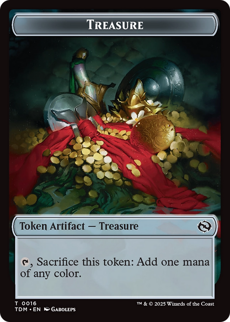 Beast // Treasure Double-Sided Token [Tarkir: Dragonstorm Commander Tokens] | Enigma On Main