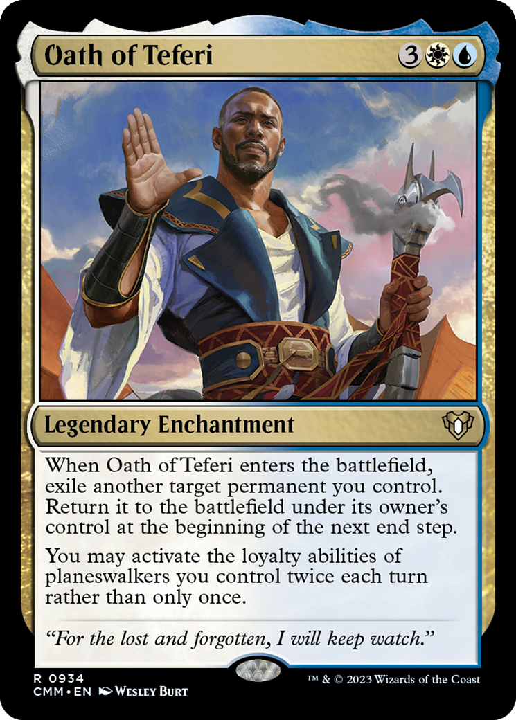 Oath of Teferi [Commander Masters] | Enigma On Main