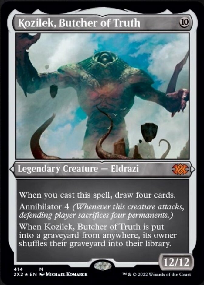 Kozilek, Butcher of Truth (Foil Etched) [Double Masters 2022] | Enigma On Main