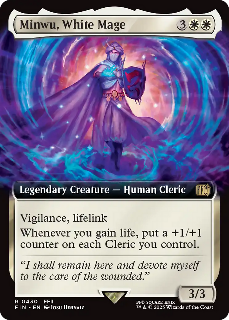 Minwu, White Mage (Extended Art) [FINAL FANTASY] | Enigma On Main