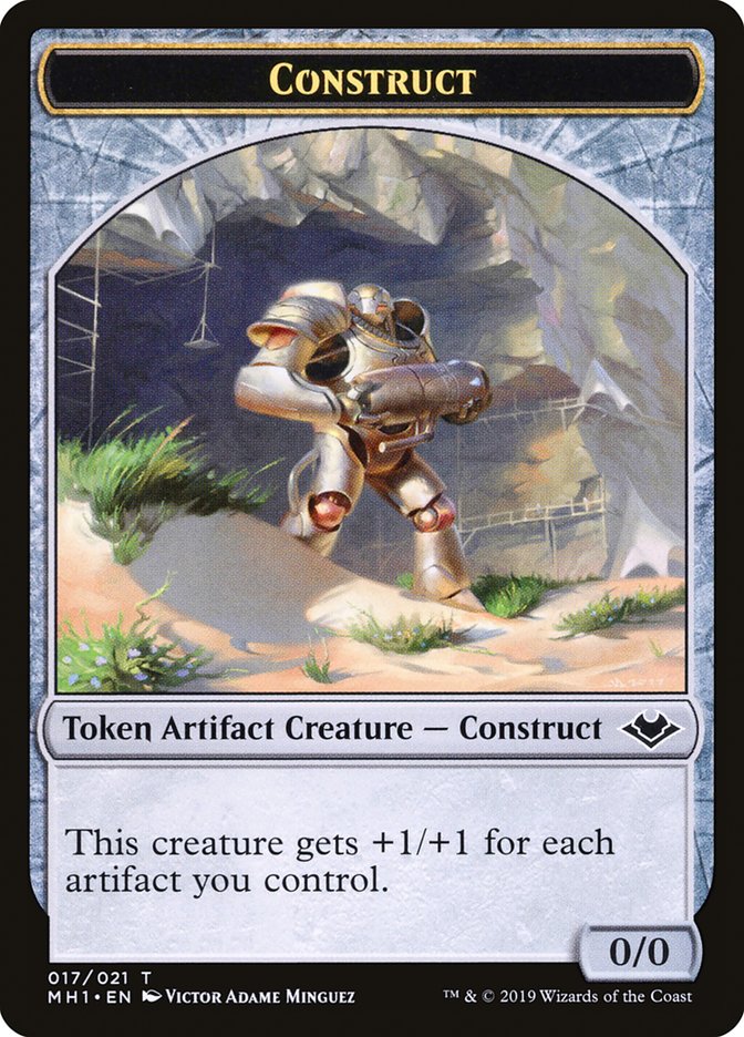 Soldier (004) // Construct (017) Double-Sided Token [Modern Horizons Tokens] | Enigma On Main