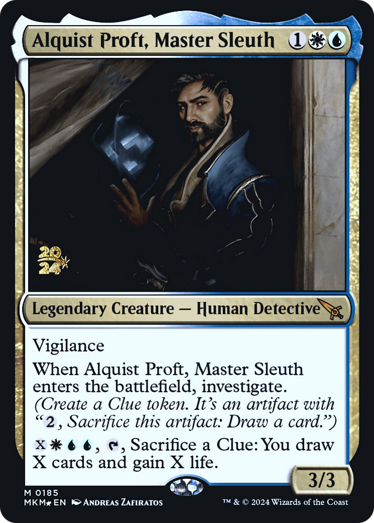 Alquist Proft, Master Sleuth [Murders at Karlov Manor Prerelease Promos] | Enigma On Main