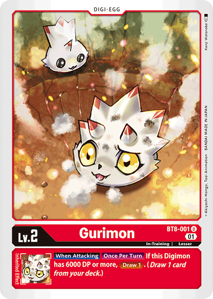 Gurimon [BT8-001] [New Awakening] | Enigma On Main