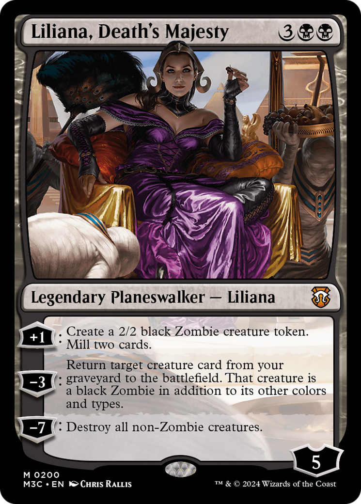 Liliana, Death's Majesty (Ripple Foil) [Modern Horizons 3 Commander] | Enigma On Main