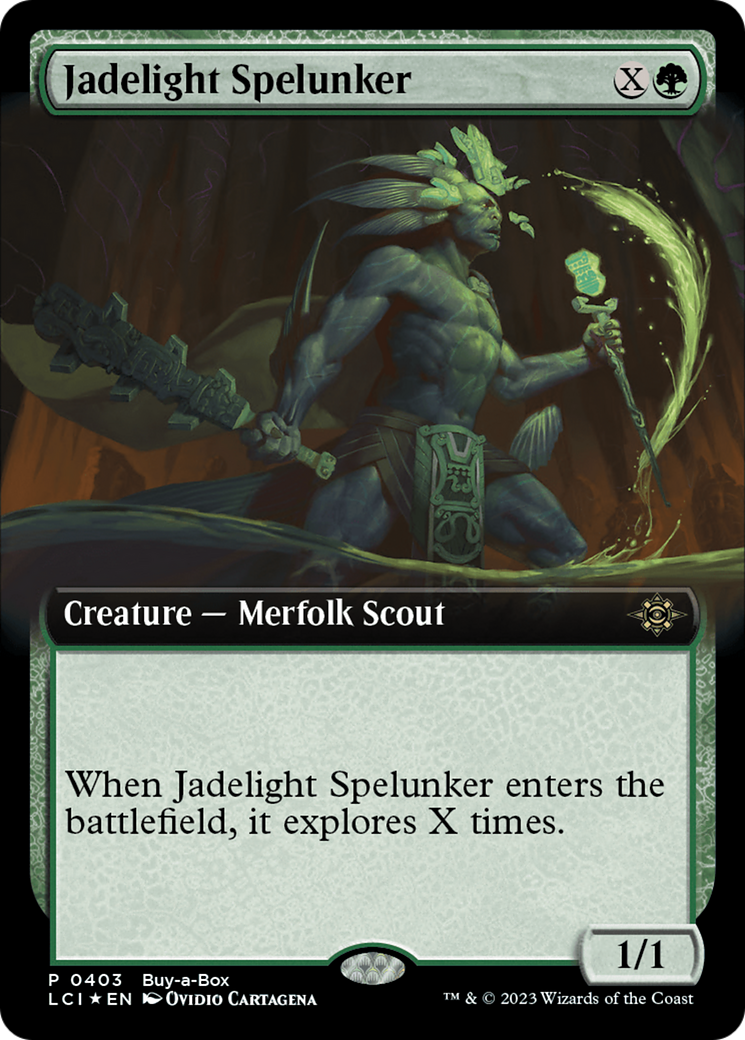 Jadelight Spelunker (Extended Art) (Buy-A-Box) [The Lost Caverns of Ixalan Promos] | Enigma On Main