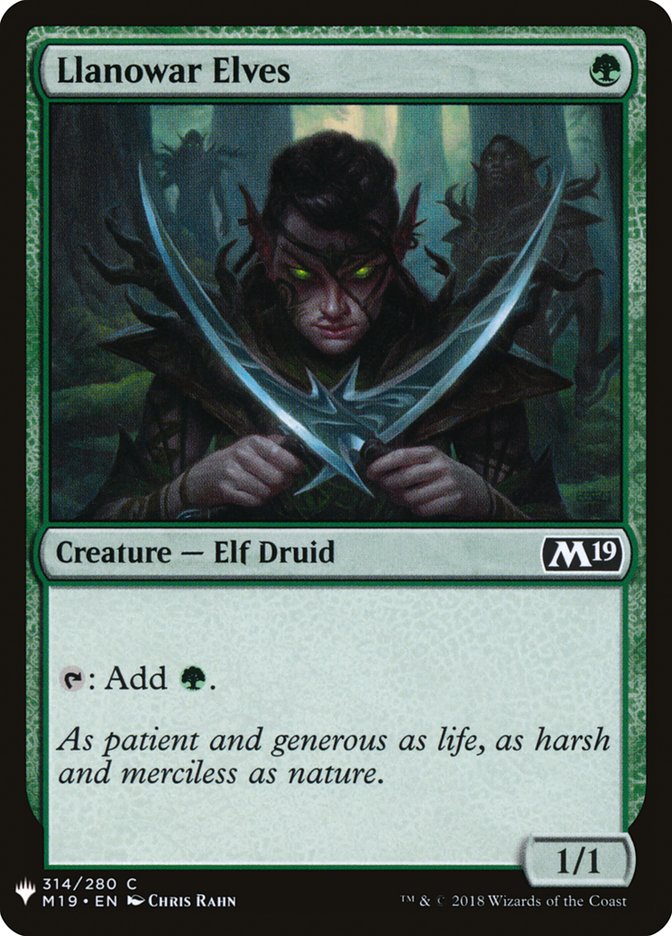 Llanowar Elves [Mystery Booster] | Enigma On Main