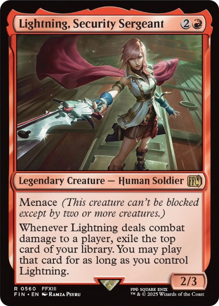 Lightning, Security Sergeant [FINAL FANTASY] | Enigma On Main