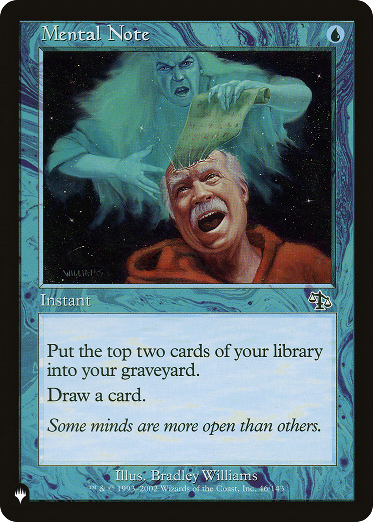 Mental Note [The List] | Enigma On Main