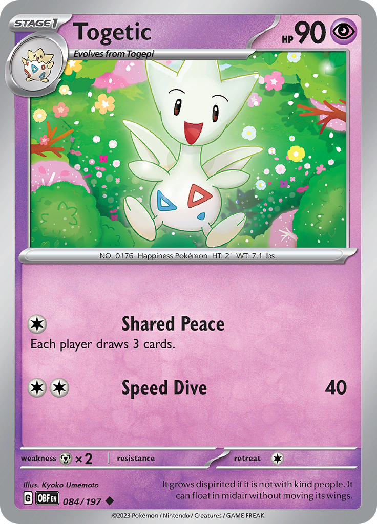 Togetic (084/197) [Scarlet & Violet: Obsidian Flames] | Enigma On Main