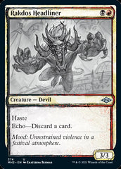 Rakdos Headliner (Sketch) [Modern Horizons 2] | Enigma On Main