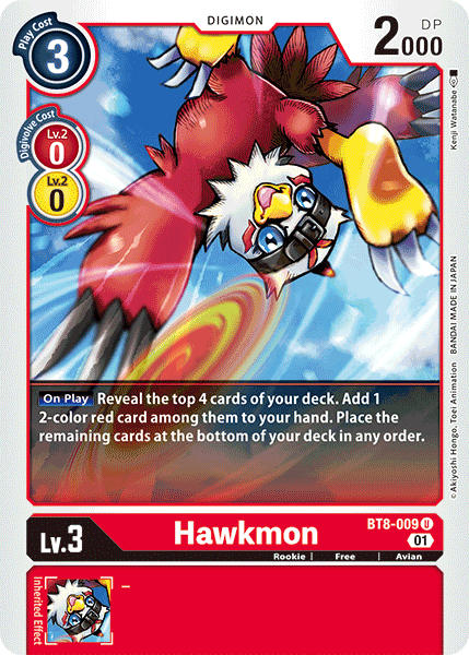 Hawkmon [BT8-009] [New Awakening] | Enigma On Main