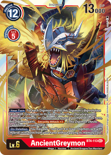 AncientGreymon [BT4-113] [Great Legend] | Enigma On Main