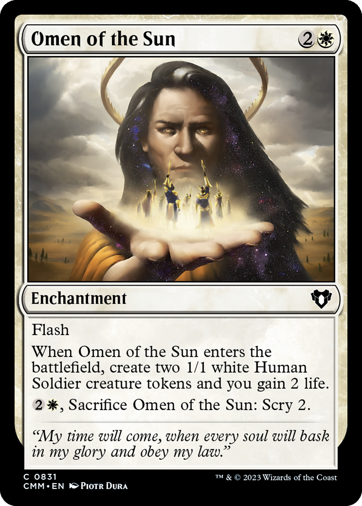 Omen of the Sun [Commander Masters] | Enigma On Main