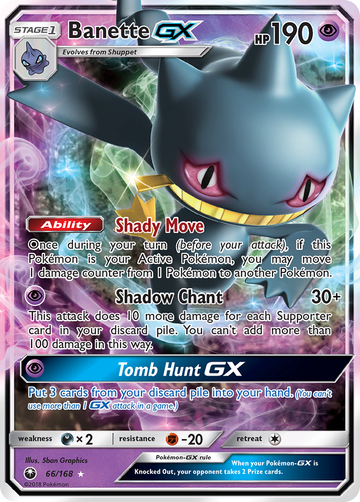 Banette GX (66/168) [Sun & Moon: Celestial Storm] | Enigma On Main