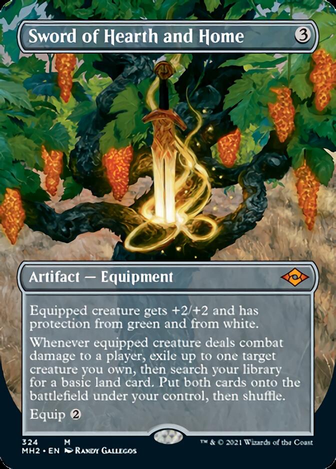 Sword of Hearth and Home (Borderless Alternate Art) [Modern Horizons 2] | Enigma On Main