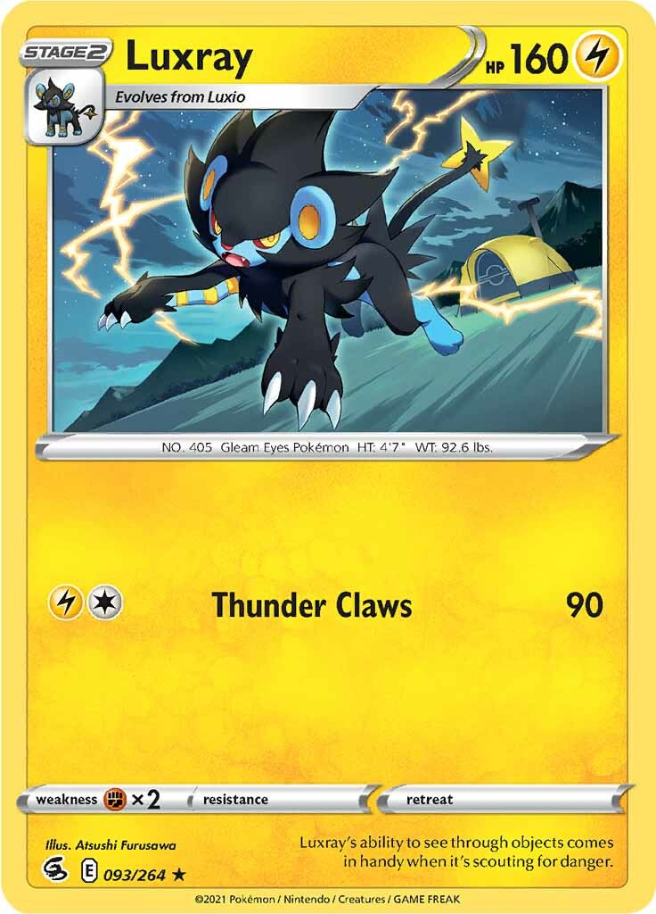 Luxray (093/264) [Sword & Shield: Fusion Strike] | Enigma On Main