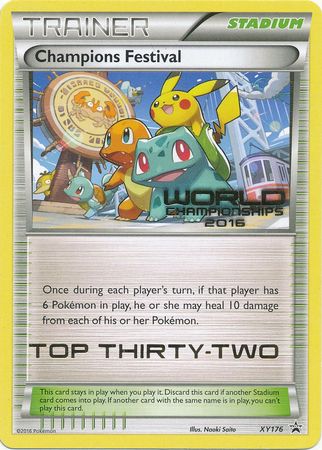 Champions Festival 2016 Top Thirty Two (XY176) [XY: Black Star Promos] | Enigma On Main