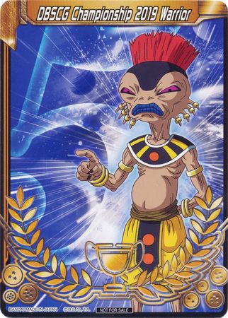 DBSCG Championship 2019 Warrior (Merit Card) - Universe 5 "Arak" (5) [Tournament Promotion Cards] | Enigma On Main