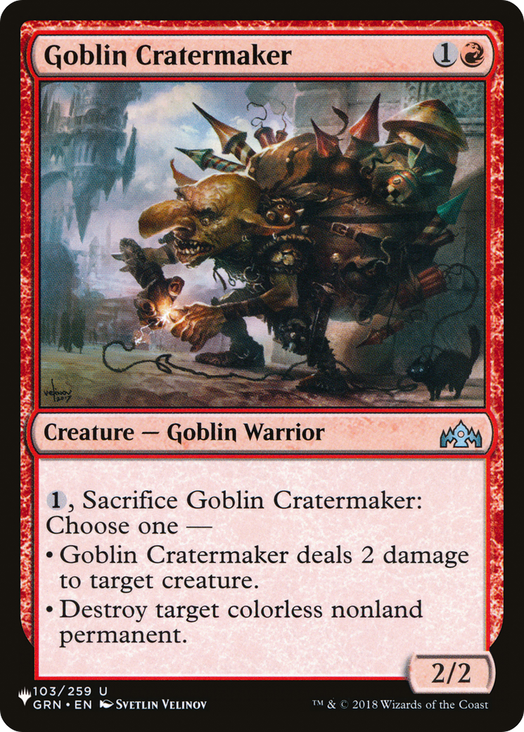 Goblin Cratermaker [The List] | Enigma On Main