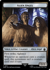 Alien Angel // Clue (0021) Double-Sided Token [Doctor Who Tokens] | Enigma On Main