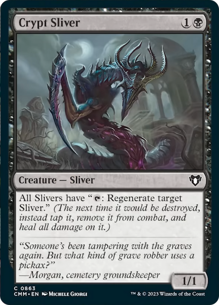 Crypt Sliver [Commander Masters] | Enigma On Main