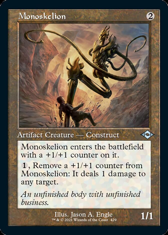 Monoskelion (Retro Foil Etched) [Modern Horizons 2] | Enigma On Main